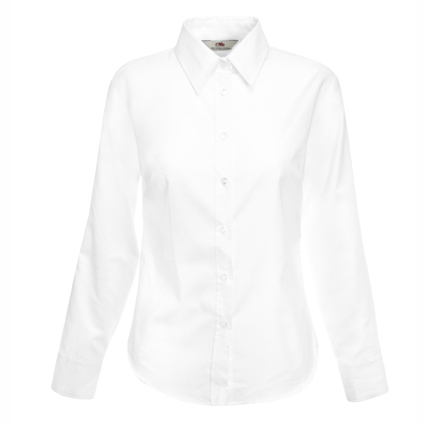65002-LADY-FIT LONG SLEEVE OXFORD SHIRT